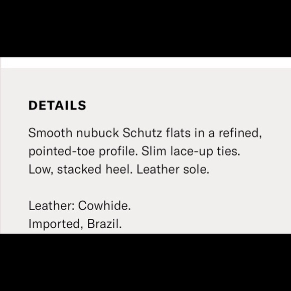 Schutz Suede Lace Up Flats - Picture 9 of 9